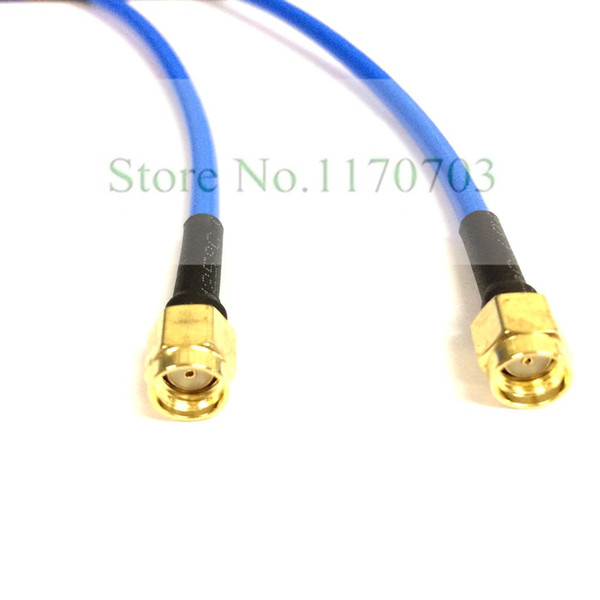 10 pcs RF Connector RP-SMA Male to RP-SMA Male for RG402 Cable Connector (5cm)