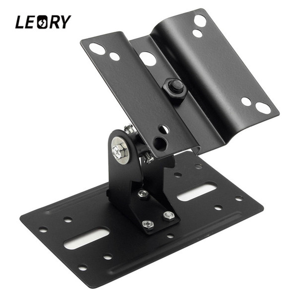 LEORY New Adjustable Wall Mount Holder Home Theater Steel Speaker Ceiling Brackets 15kg Loading For Speakers Stable Holder