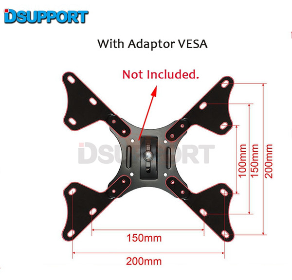 VESA adaptor 200x200mm for Monitor Mount Holder Extension Accessories Parts X200