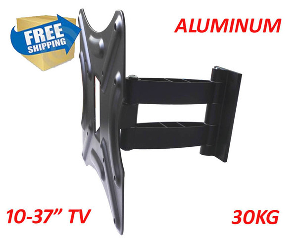 aluminum 10 inch 24in 37 inch tiltable full motion swivel LCD LED PLASMA tv wall bracket monitor mount stand holder