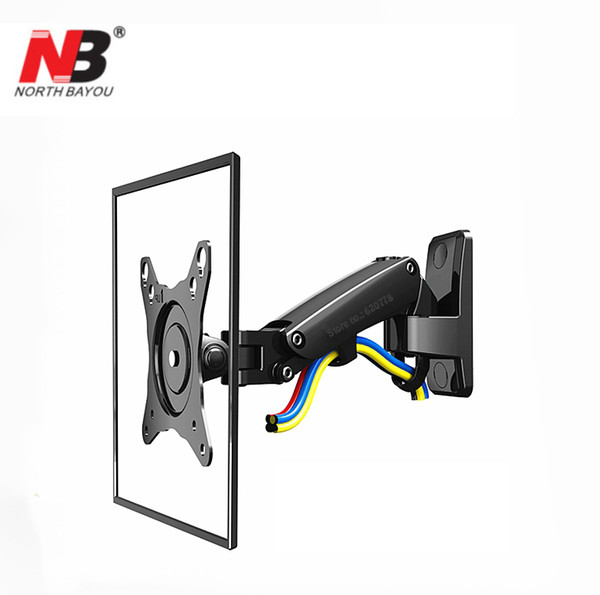 TV wall Mount Gas Spring NB F120 for 17-27 inch Full Motion LCD LED Monitor Holder Aluminum Arm Bracket max loading 7 kgs