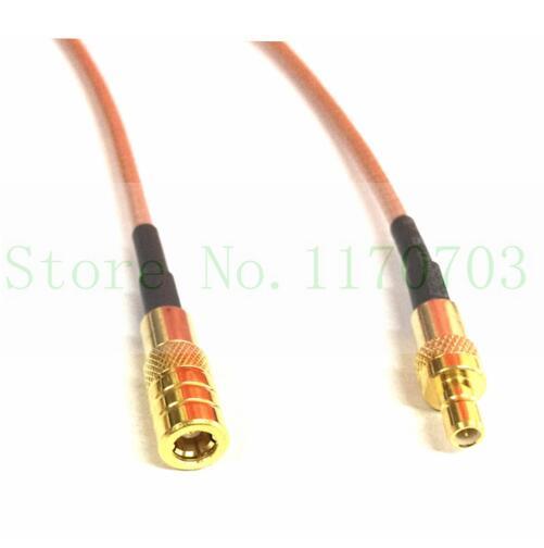 50 pcs RF Coax SMB Female to SMB Male Cable Connector(15cm)