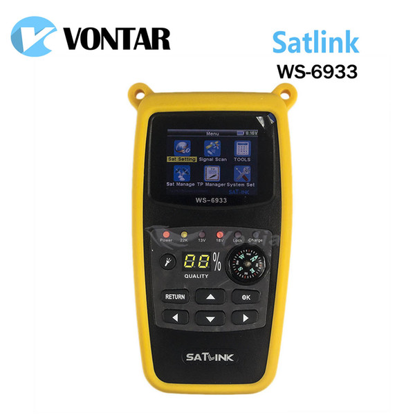 [Genuine] Satlink WS6933 DVB-S2 FTA C&KU Band Digital Satellite Finder Meter With 2.1 inch LCD Display