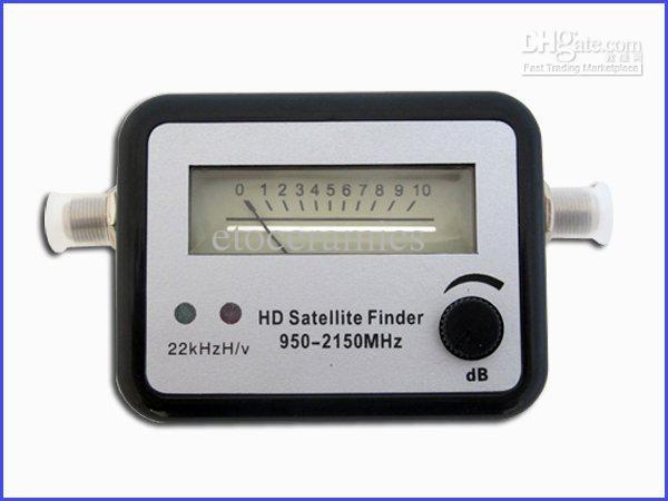 Wholesale Lots100 high reliability & New Satellite Finder Alignment Signal Satfinder Find Meter LNB Dish DirecTV Network