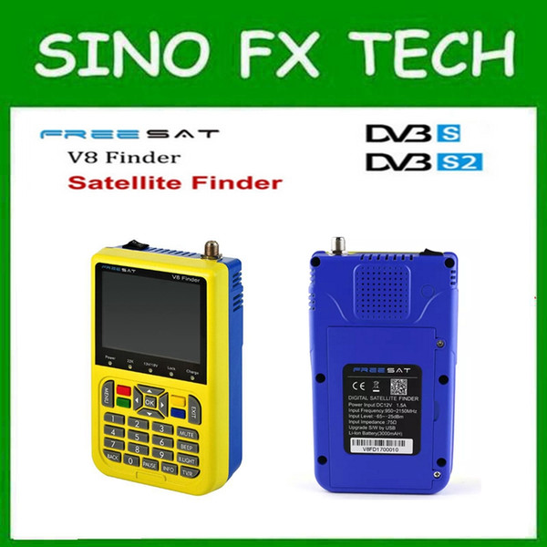 2017 cheap freesat v8 finder 3.5 inch LCD satFinder DVB-S2 Handheld satellite Finder freesat v8 finder