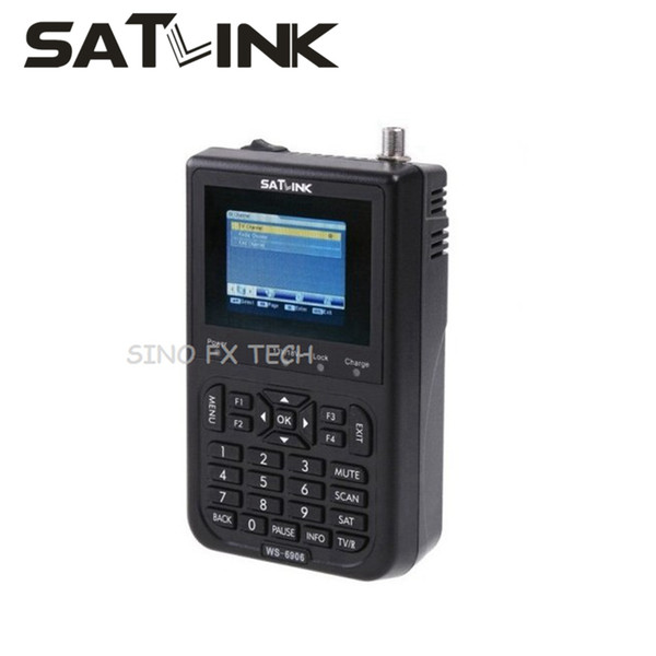 DVB-S satellite finder 3.5inch LCD original SATLINK WS-6906 satlink signal finder meter ws6906