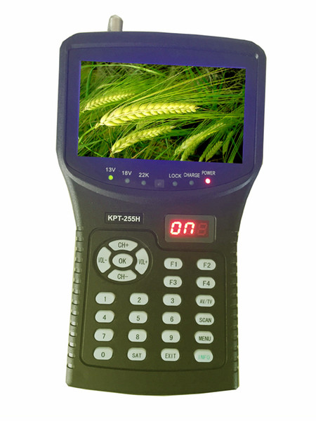 digital sat finder KPT-255H 4.3Inch TFT LED Handheld Multifunction monitor support DVB-S DVB-S2 KPT-255H for Sat Finder