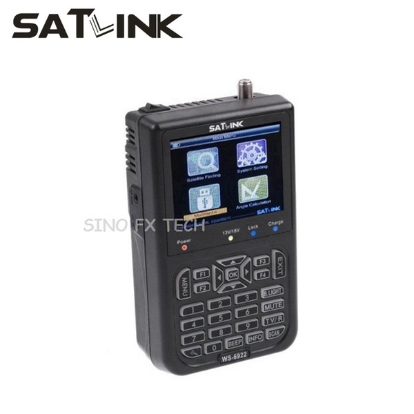 3.5inch LCD Satlink WS6922 Satlink terrestrial signal finder DVB-S2 satellite finder meter ws-6922