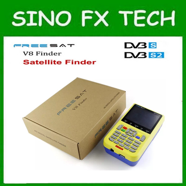 freesat v8 finder free shipping 3.5 inch LCD digital satFinder DVB-S2 vs sathero MPEG-4 Freesat satellite Finder satlink ws6916