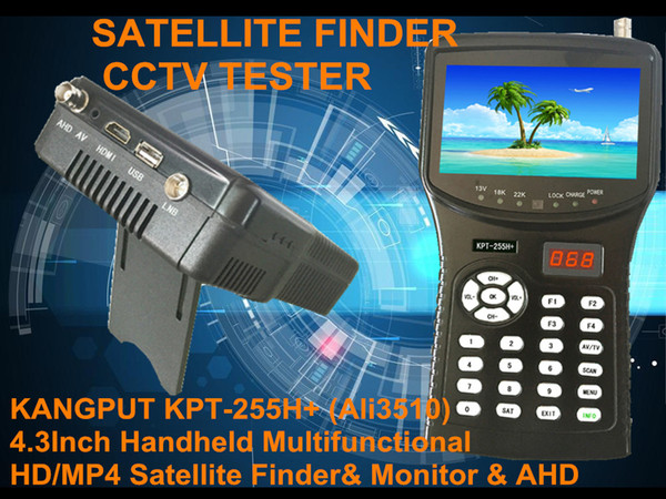 4.3 Inch CCTV Test + HD Signal Meter Satellite Finder