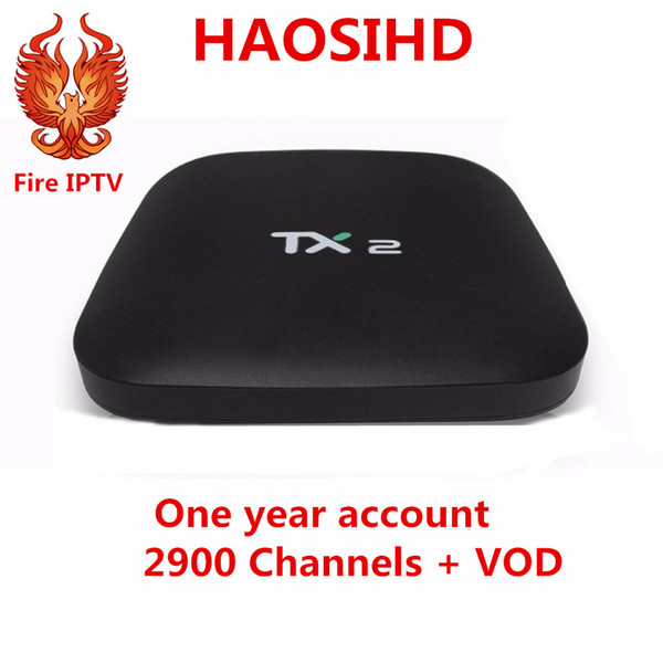 smart android TV box 2G 16G abonnement iptv 1 year firetv 2900 channels+ arabic sweden europe nederland usa africa iptv box