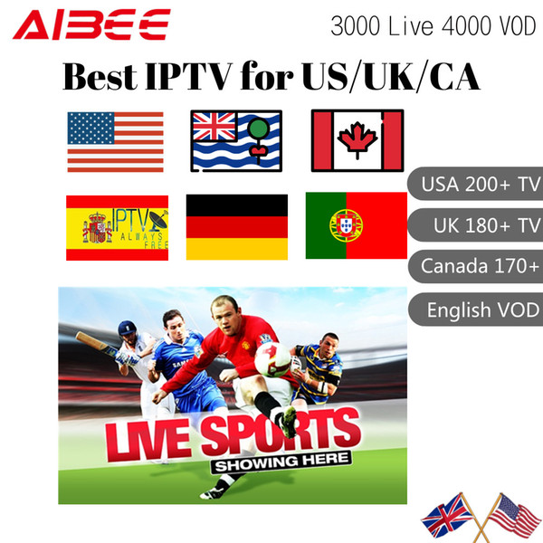 1 Year UK USA Canada Europe IPTV Subscription 4000+Live &VOD Channels Sports Movies Support M3U Enigma2 Android MAG250 254