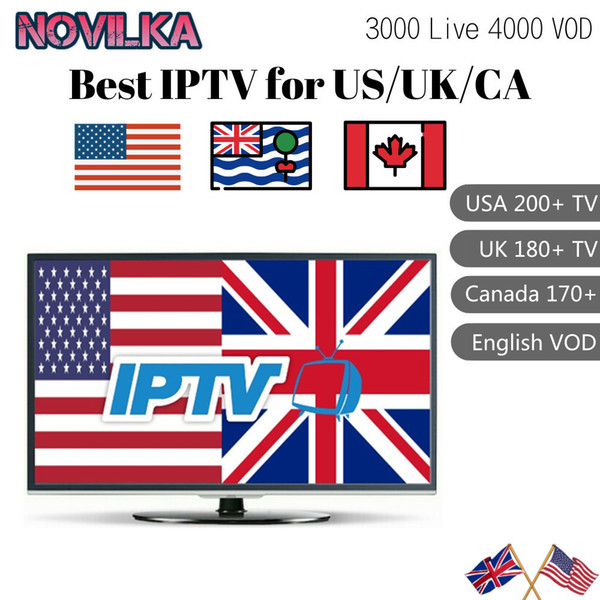 12 Months UK USA Canada IPTV Subscription for Android TV Box Firestick/SmartTV/M3U/4000+ LIVETV channels 2000 VOD English iptv