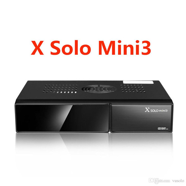 Original X SOLO MINI 3 Dual DMIPS Processor HD 1080P Satellite Receiver 4GB Serial Flash 1GB DDR3 with DVB-S2+DVB-T2/C x mini3