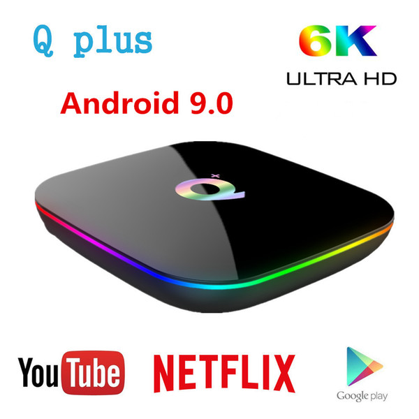 Q Plus Smart TV Box Android 9.0 Allwinner H6 4GB 32GB 4K H.265 Netflix PK X96 MAX Set Top Box