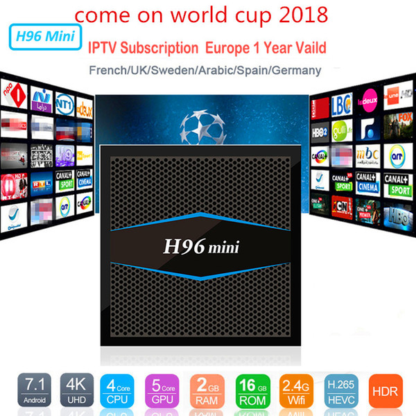 IPTV 1 Year Free 2900 Subscription Channels UHD Europe Arabic Canl usa French Sweden IPTV Account Work on Android H96 mini TV Box