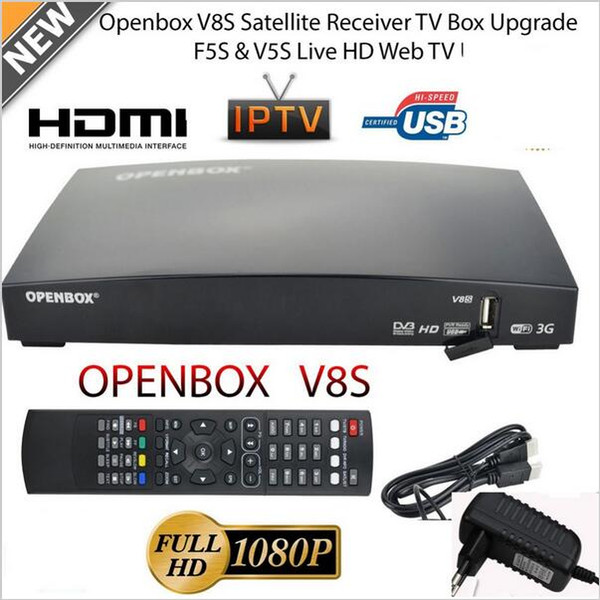 OPENBOX V8S Full HD 1080P Satellite Receiver Freesat TV Box EU-Plug HOT