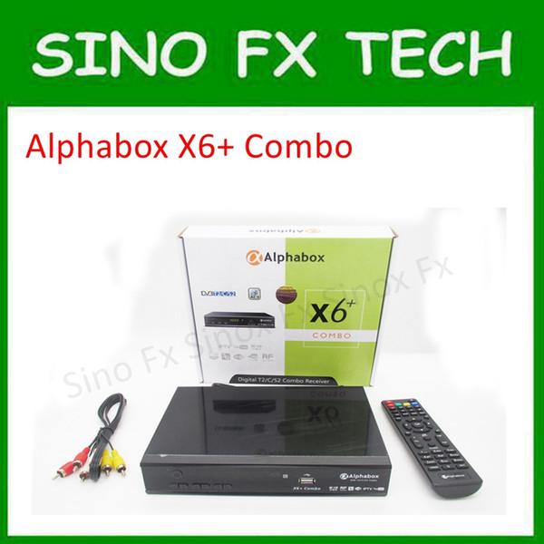 Alphabox X6+ Combo powervu autoroll DVB-T2/C/S2 Combo receiver for Malaysia Brazil Russia Spain India Africa areas