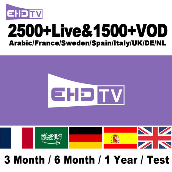 Free 2500 TV channels IPTV Bi-en Sports French Spain Arabic Ex-Yu Hungarian India SkyIT Portugal SkyUK IPTV Subscription for set top box