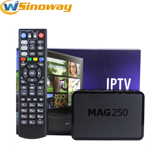 Iptv Set Top Box Mag 250 Same as Mag254 Linux System streaming Iptv STi7105 Streaming box Linux TV Box 256M Media Player MAG250 Linux 2.6.23