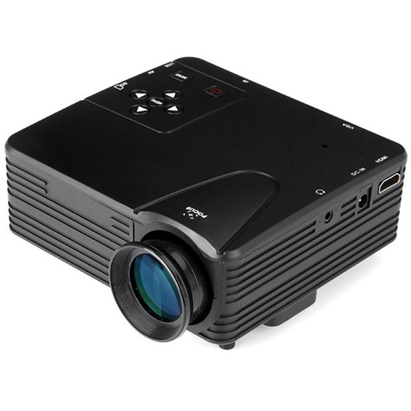 2016 New LZ H80 LZ-H80 80 Lumens LCD Portable Mini Projector 640 x 320 Pixels Support 1080P with AV USB VGA HDMI SD Card Slot