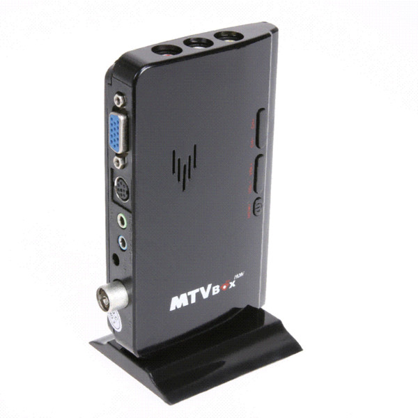 New MTV Box PC Receiver Tuner External LCD CRT VGA TV Tuner HD 1080P TV BOX Speaker for HDTV Channel Gaming Control