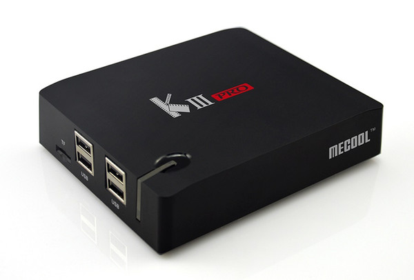 MECOOL KIII PRO DVB S2 DVB-T2 DVB-C Android 7.1 TV Box 3GB 16GB Amlogic S912 Octa Core 64bit 4K Combo CCCAM NEWCAMD