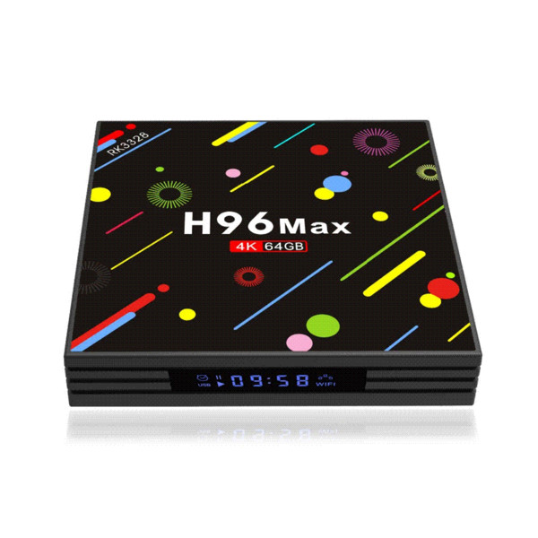 New Hot H96 MAX H2 Android 7.1 TV Box 4GB 64GB RK3328 Quad Core 4K VP9 HDR10 USB3.0 WiFi Bluetooth 4.0 Media