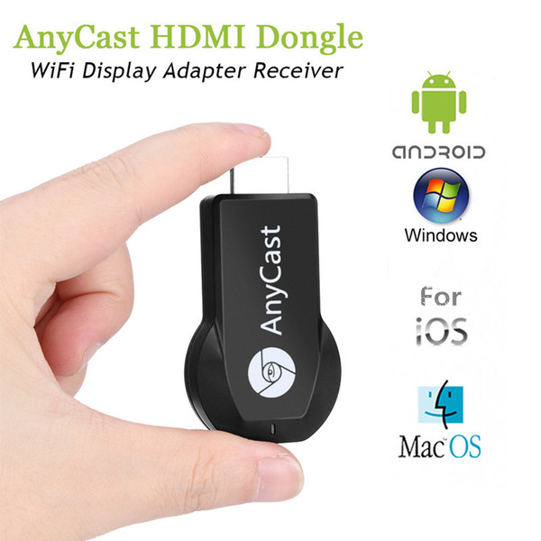 AnyCast M2/M3/M4 Plus Wifi iPush Display TV Dongle Receiver 1080P Airmirror DLNA Airplay Miracast HDMI Android iOS TV Stick for HDTV