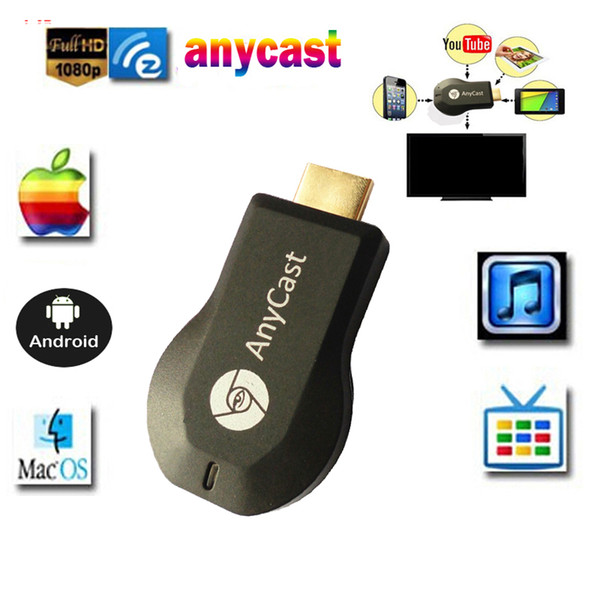 Anycast m2 ezcast miracast Any Cast AirPlay Crome Cast Cromecast HDMI TV Stick Wifi Display Receiver Dongle for ios andriod