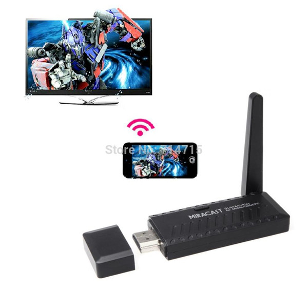 Miracast DLNA Airplay WiFi Display Receiver Dongle Support for Windows for iOS for Andriod High Quality