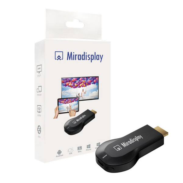 Miradisplay MiraScreen OTA TV Stick Dongle Better Than EZCAST EasyCast Wi-Fi Display Receiver DLNA Airplay Miracast Airmirroring Chromecast