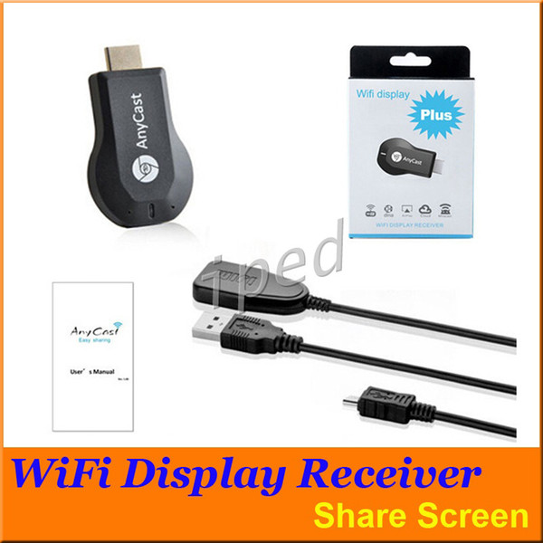 New Anycast M2 Plus DLNA Airplay WiFi Display Miracast Dongle HDMI Multidisplay 1080P Receiver AirMirror Mini Android TV Stick Cheapest 100