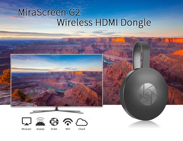 2018 New TV Stick MiraScreen G2 for Google Chromecast 2 Chrome Cast Support HDMI Miracast HDTV Display Dongle MQ10