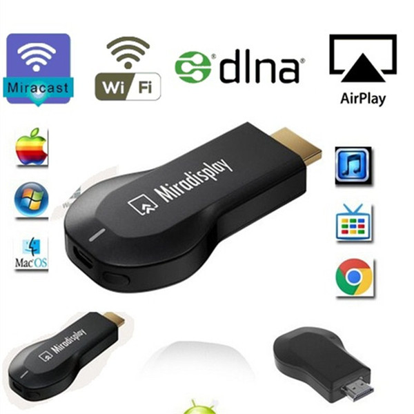 Miradisplay WiFi Display Dongle Miracast DLNA Airplay Wireless HDMI 1080P TV Stick For Android IOS Phone Support iOS9