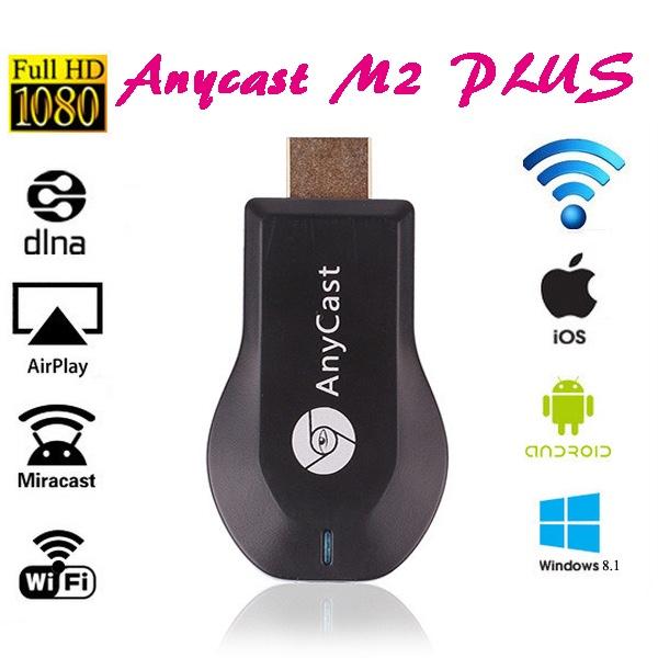 Anycast M2 Plus DLNA Airplay WiFi Miracast Dongle HDMI Multidisplay 1080P Receiver AirMirror Mini TV Stick ezCast For iOS Andriod Windows