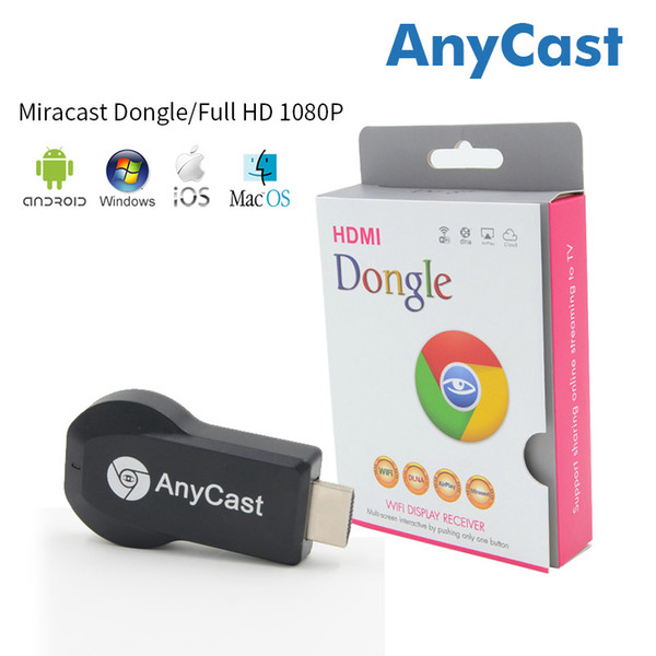 AnyCast M2 Plus Airplay 1080P Wireless WiFi Display TV Dongle Receiver HDMI TV Stick DLNA Miracast for Smart Phones Tablet PC