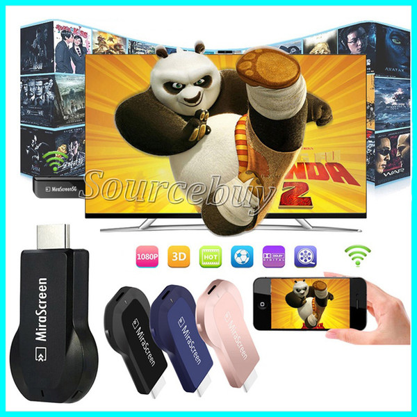 Newest TV Stick Mirascreen MX Android Smart TV HDMI Dongle Wireless Display Receiver DLNA Airplay Miracast Airmirroring MiraScreen 1080P HD