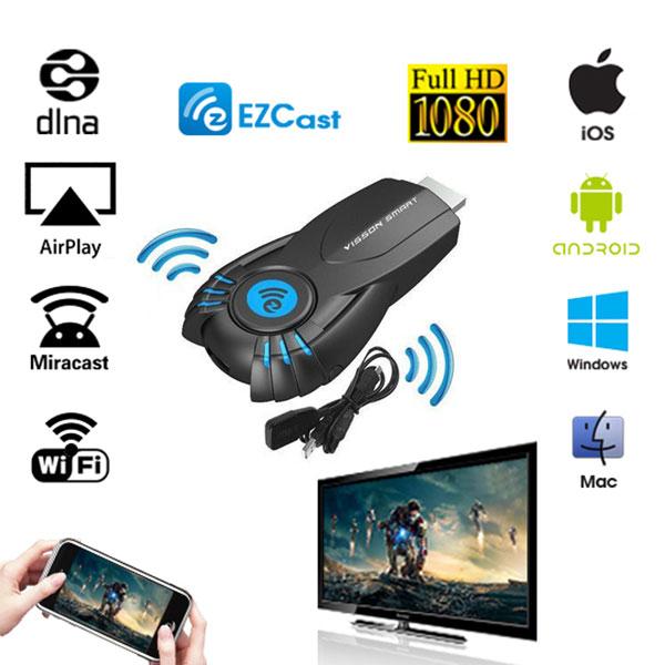 Smart Tv Stick EZcast Android Mini PC with function of DLNA Miracast Airplay better than Android tv box google chromecast chrome cast ipush