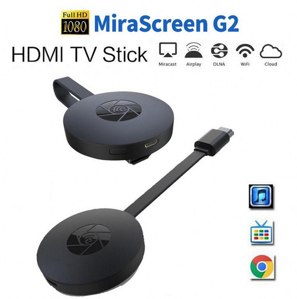 MiraScree G2 Wireless TV Stick Dongle TV Stick 1080P HD 2.4G HDMI TV Dongle Support Airplay DLNA Play Google Chromecast Epacket free