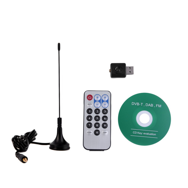 USB DVB-T+DAB+FM HDTV TV Tuner Receiver Stick RTL2832U+R820T Tuner Receiver Promotion