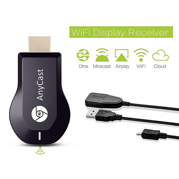 1080P Wireless AnyCast M2 Plus Airplay WiFi Display TV Dongle Receiver HDMI TV Stick DLNA Miracast for Smart Phones IOS Android Tablet