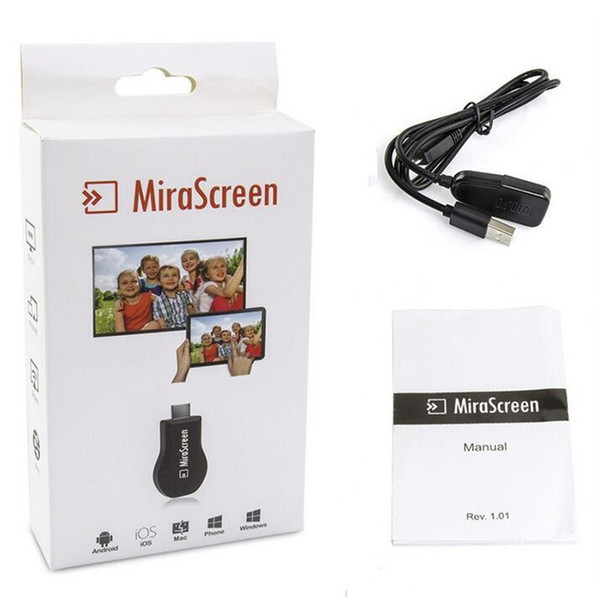 New MiraScreen OTA TV Stick Dongle Better Than EZCAST EasyCast Wi-Fi Display Receiver DLNA Airplay Miracast Airmirroring Chromecast V1627