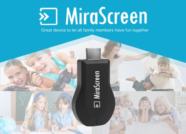 MiraScreen OTA TV Stick EZCAST EasyCast Wi-Fi Display Receiver/Dongle better than DLNA Airplay Miracast Airmirroring Chromecast