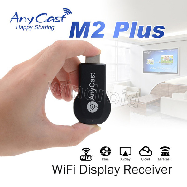 Cheap AnyCast M2 Plus Airplay 1080P Wireless WiFi Display TV Dongle Receiver HDMI TV Stick DLNA Miracast for Tablet PC Smart Phone DHL 30pcs