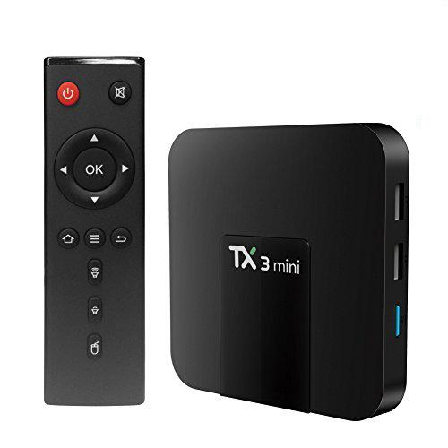 TX3 Mini Internet 4K Ultra HD Set Top Box Android 7.1 Smart Tv Box support time display