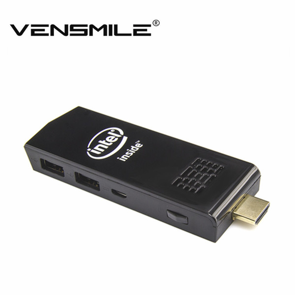 Vensmile Windows10 OS Intel Tv Stick Atom Z3735F Quad Core 2GB/32G Mini Computer Stick Support 2.4G/5G WiFi Bluetooth 4.0 HDMI