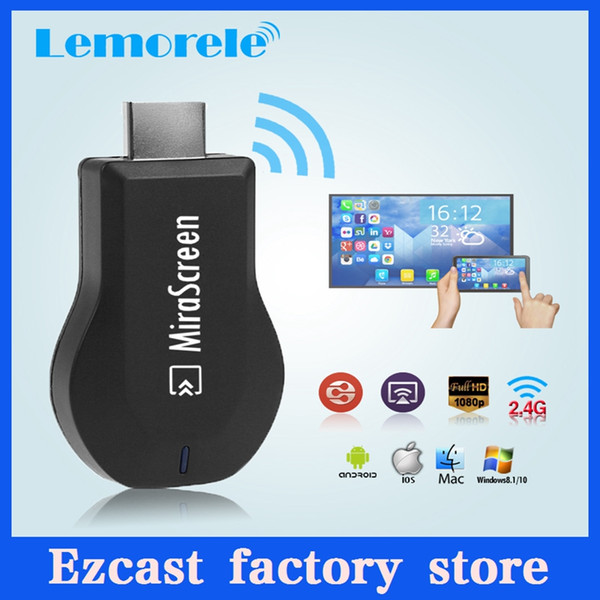 MiraScreen OTA TV Stick EZCAST EasyCast Wi-Fi Display Receiver/Dongle better than DLNA Airplay Miracast Airmirroring Chromecast