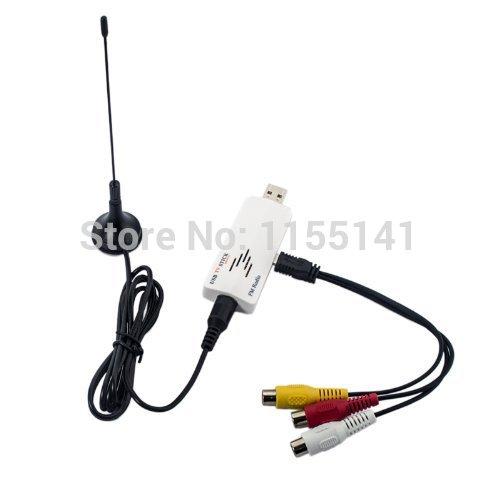 USB 2.0 TV Stick Tuner Receiver Adapter Worldwide Analog for PC Laptop F1362 T Free shipping