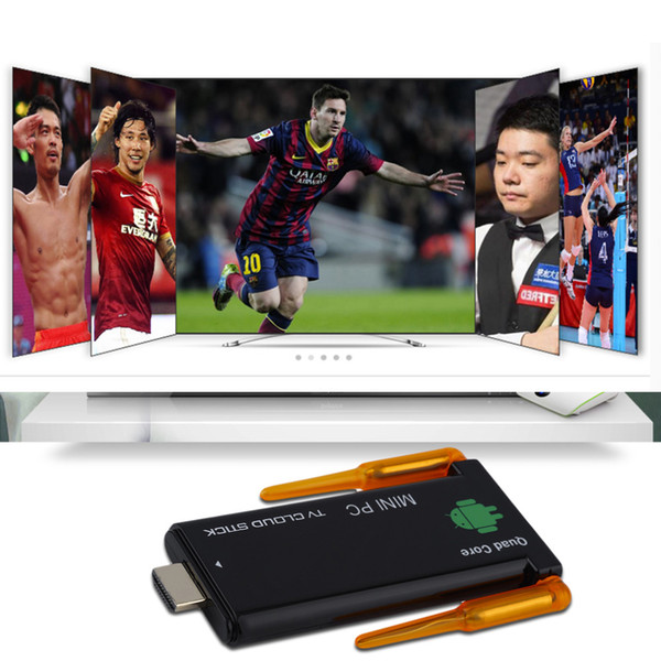 New dual WIFI TV Stick CX919 II RK3188 Quad Core Android 4.4 MINI PC Smart TV Box Wholesale